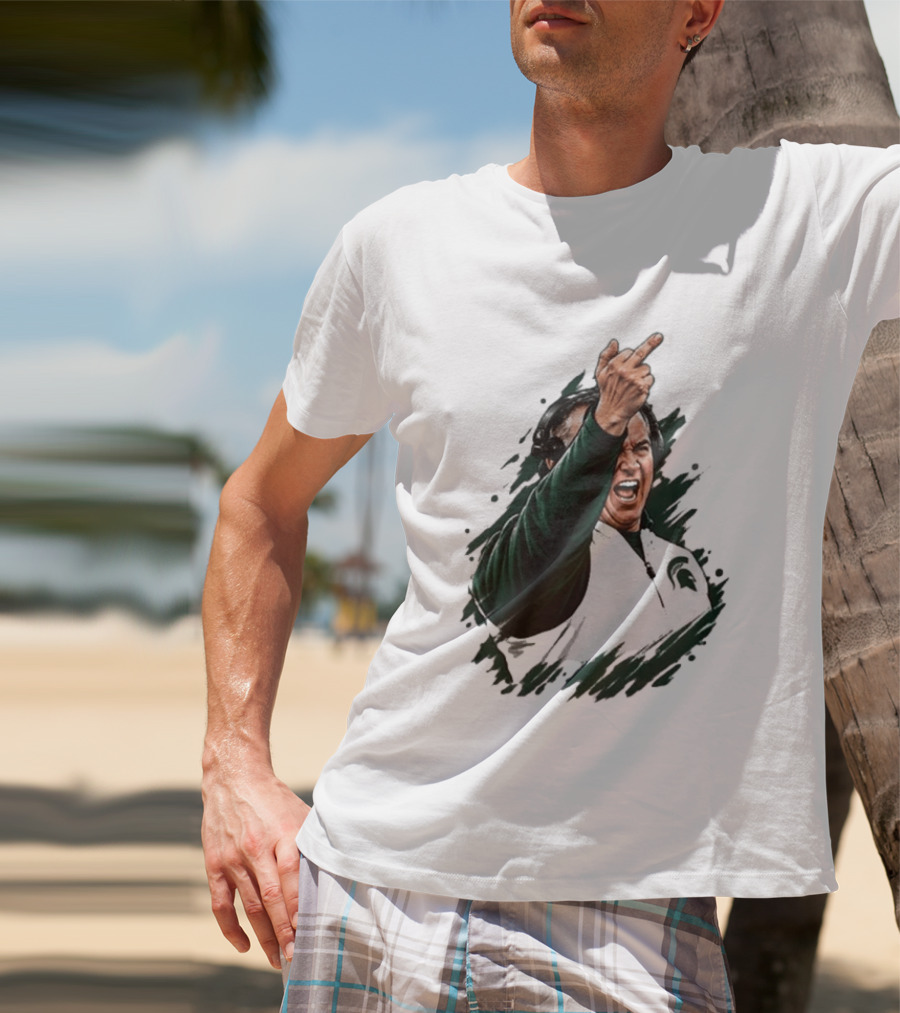 Spartans Middle Finger Coach Gesture T-Shirt