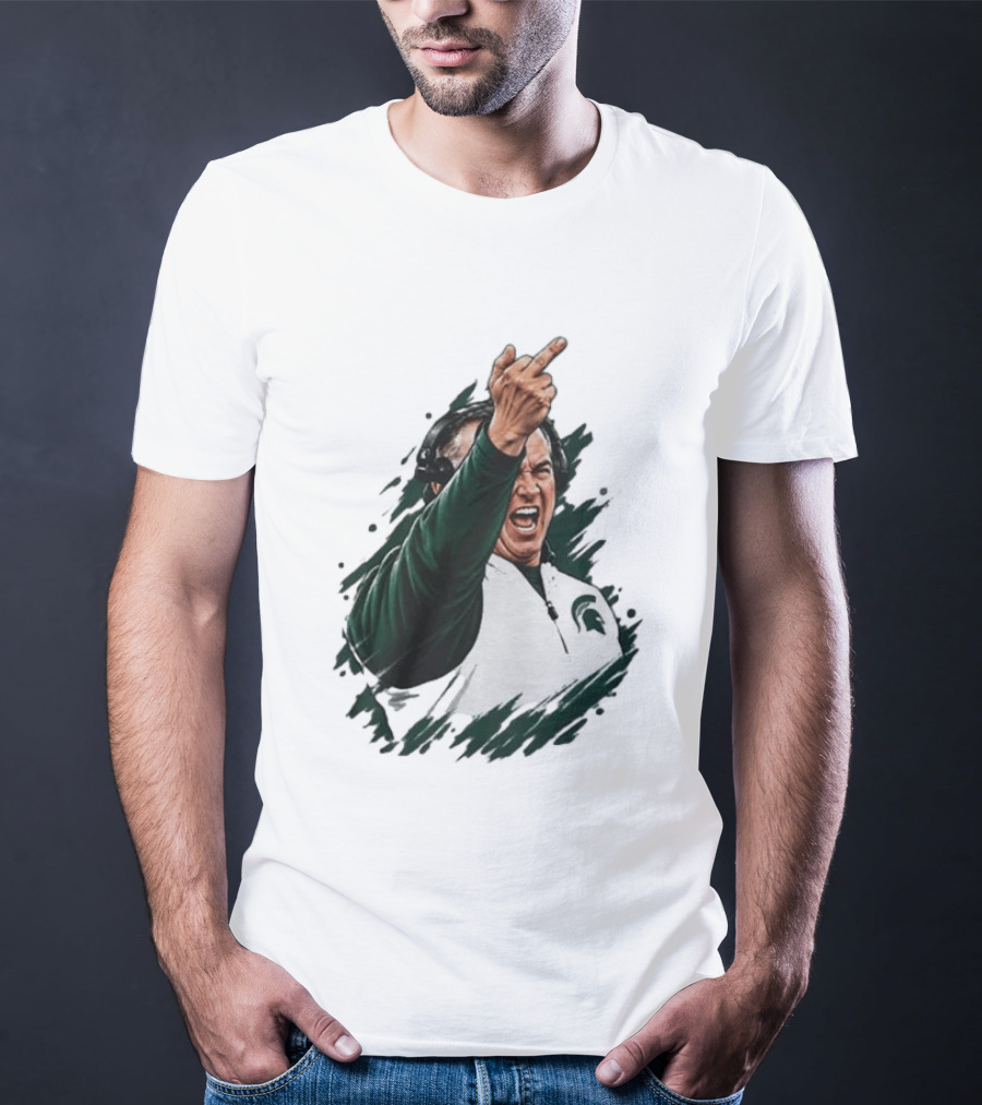 Spartans Middle Finger Coach Gesture T-Shirt