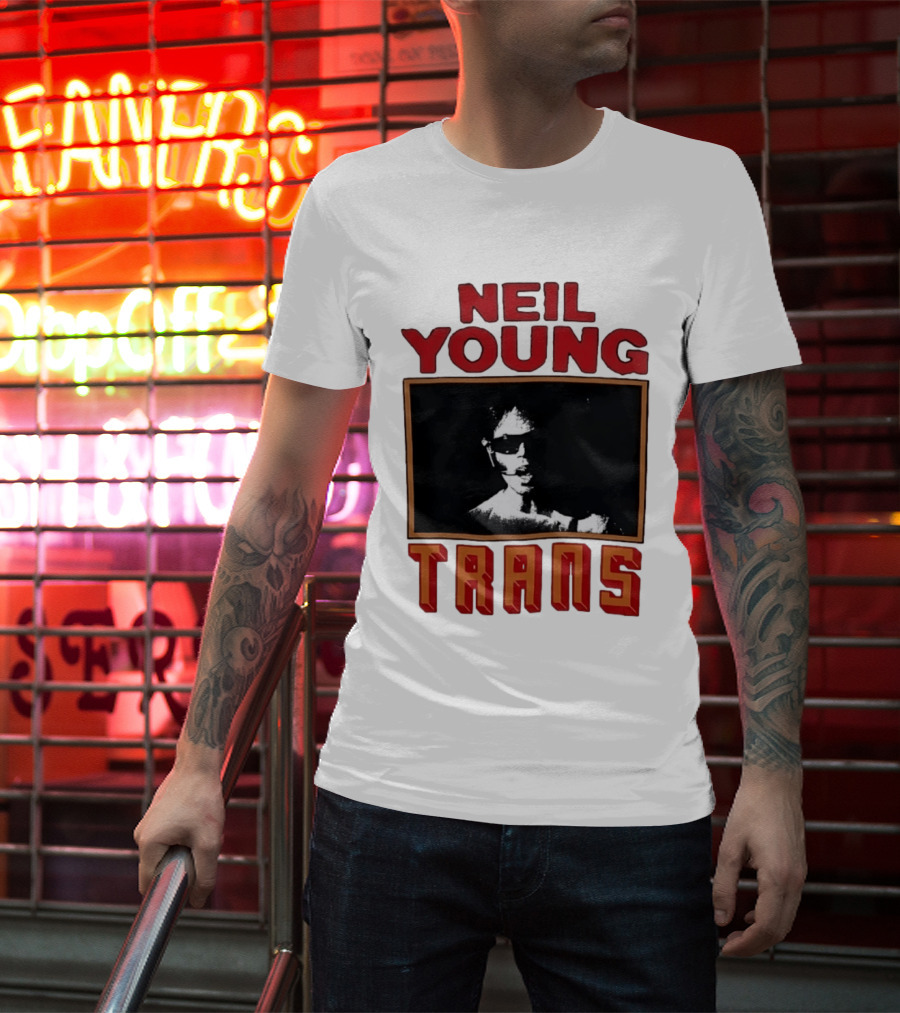 Neil Young Trans Album Cover T-Shirt