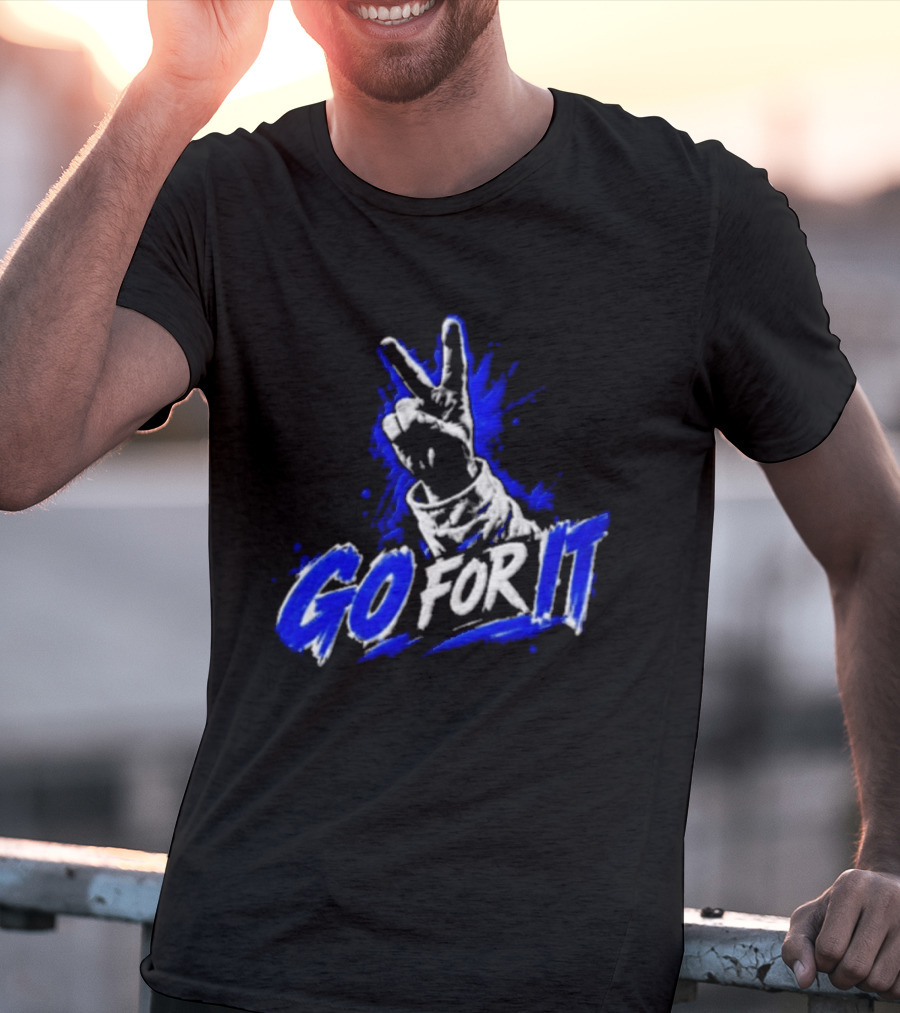Kentucky Football Two Finger Peace Sign Coach Will Stein Go For It T-Shirt