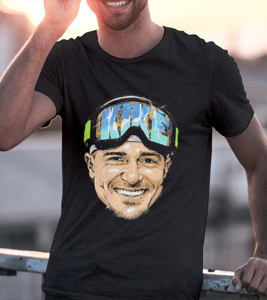 Kike Hernandez Dodgers Number 8 Face Goggles T-Shirt