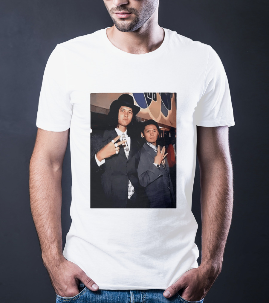 Shohei Ohtani And Ippei Mizuhara Cubbies Style Polaroid T-Shirt
