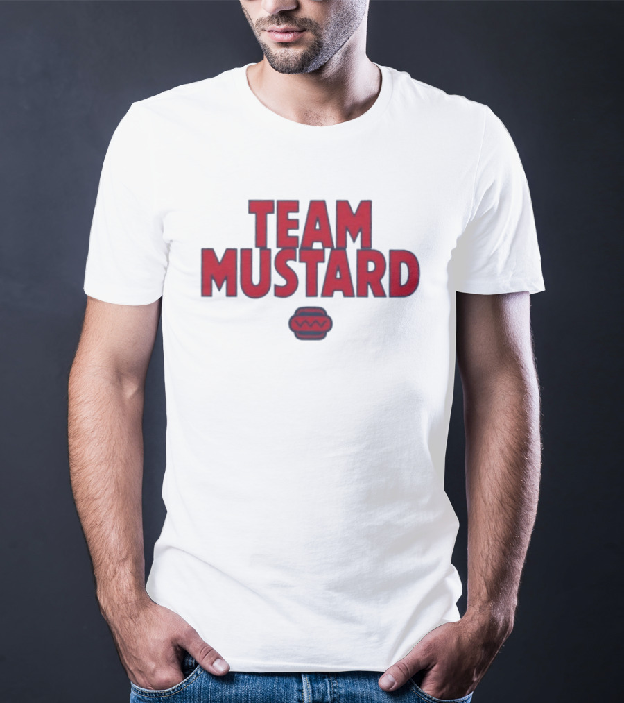 Team Mustard Hot Dog Condiment Food Lovers T-Shirt