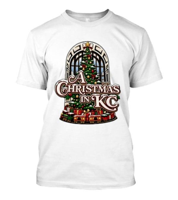 A Christmas In KC Union Station Kansas City Holiday Tree T-Shirt
