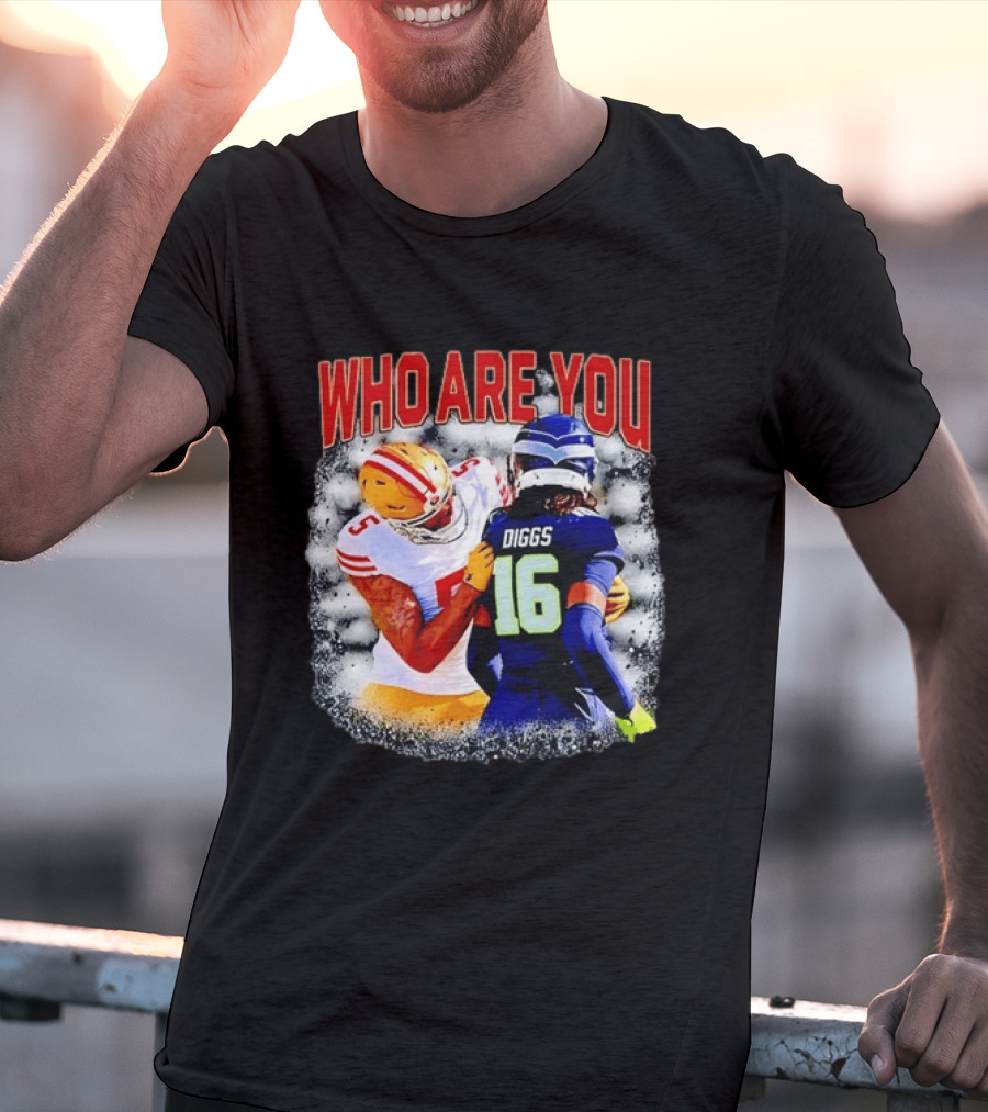 Quandre Diggs Who Are You Seattle Seahawks Football NFL Matchup T-Shirt
