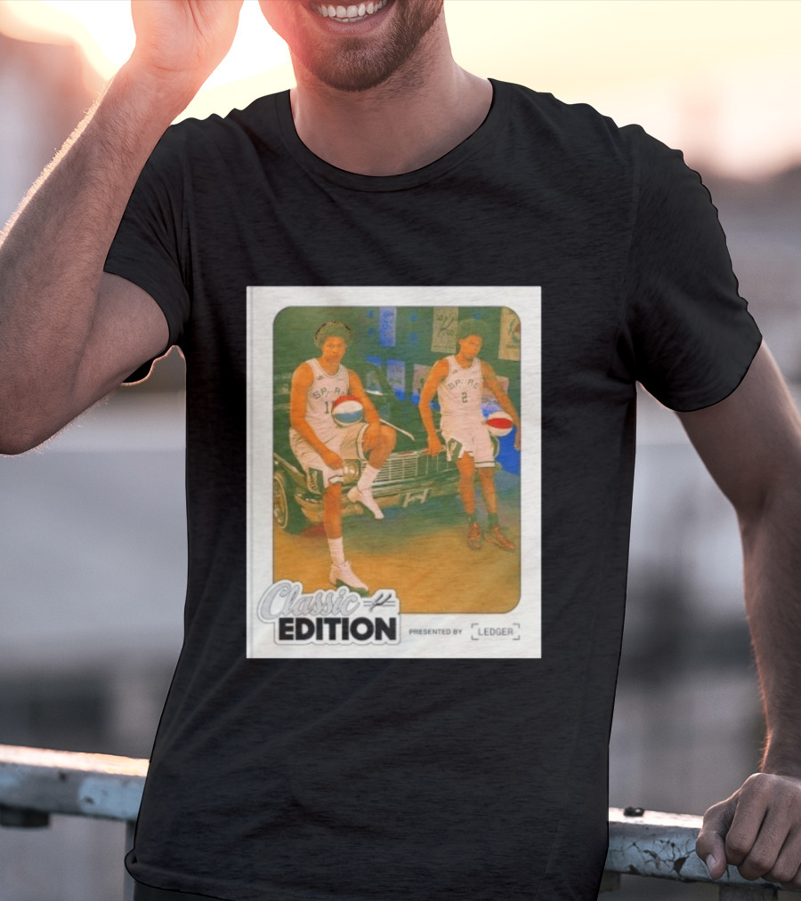 SA Spurs Classic Edition Featuring Players 11 And 2 Presented By Ledger T-Shirt