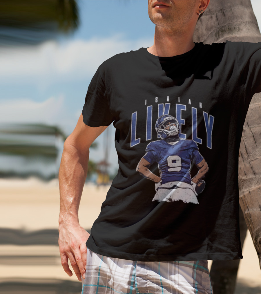 Isaiah Likely Coastal Carolina Football Number 9 Hands On Hips T-Shirt