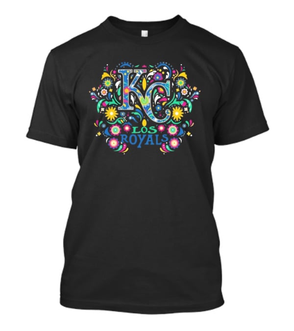 Kansas City Royals Los Royals Dia De Los Muertos Floral MLB 2026 T-Shirt