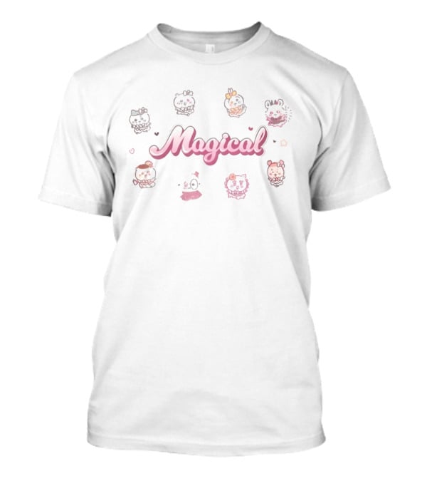 Magical Kawaii Pastel Characters With Cute Animal T-Shirt