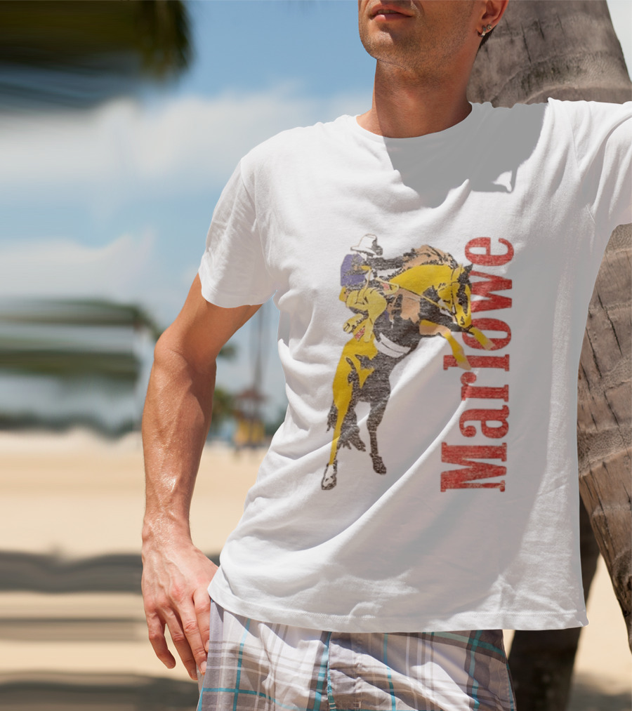 Marlowe Cowboy Horse Rider Western T-Shirt
