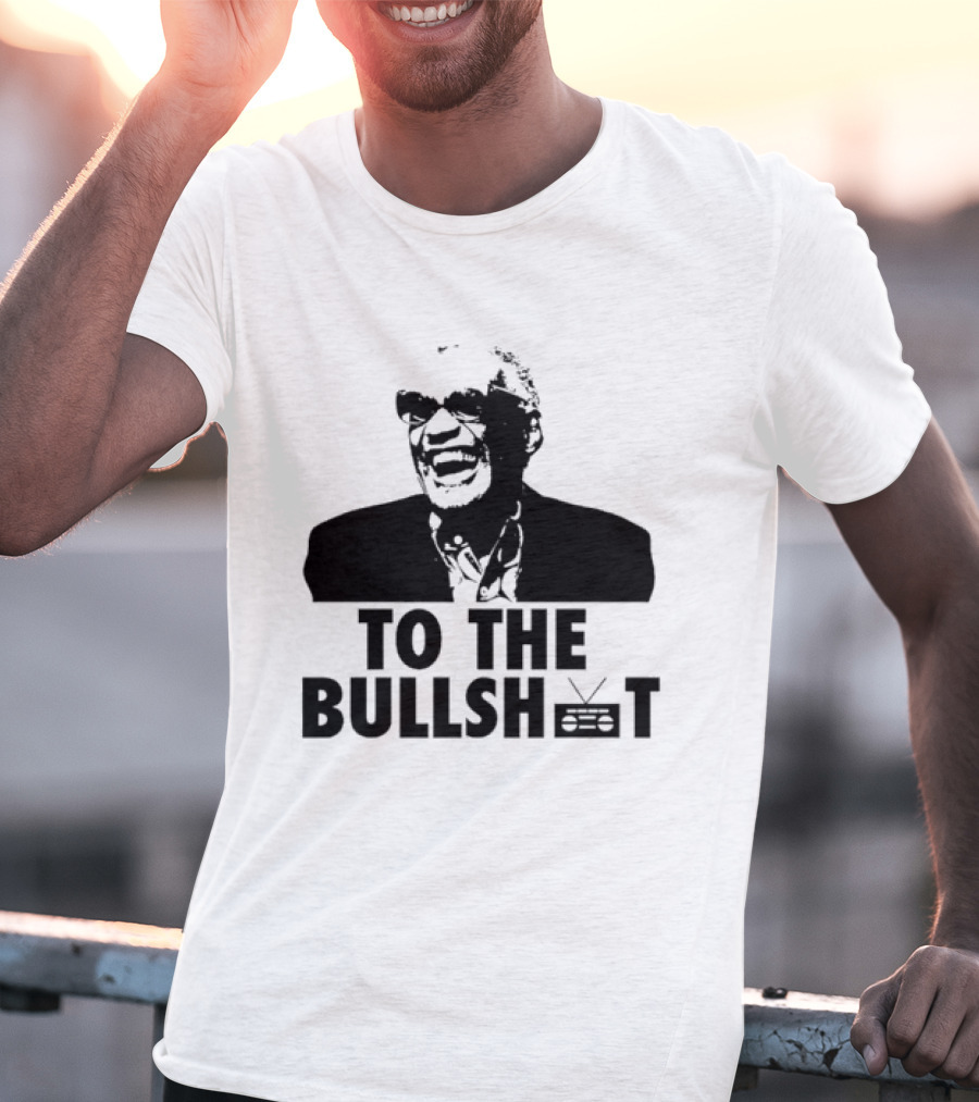 Ray Charles Wearing Sunglasses To The Bullshit TV T-Shirt