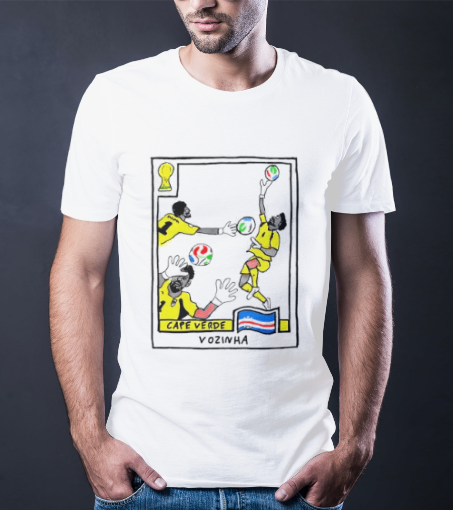 Cape Verde National Football Team Vozinha World Cup Celebration T-Shirt