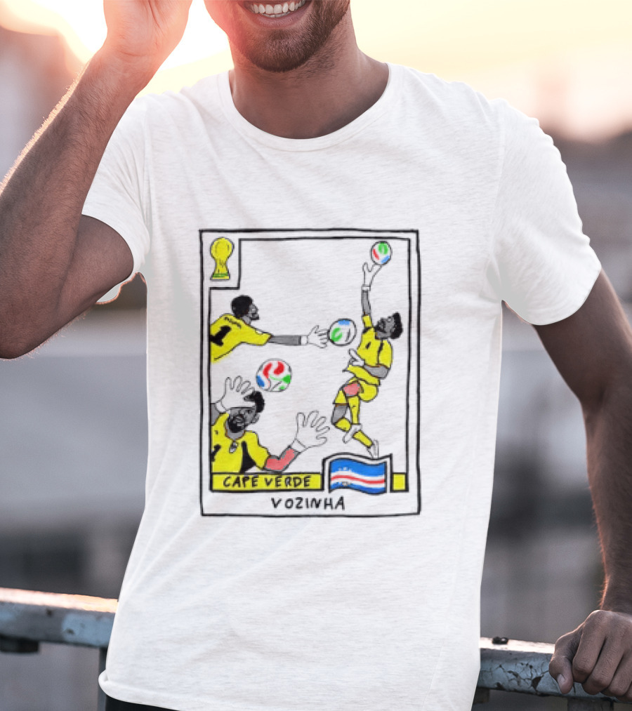 Cape Verde National Football Team Vozinha World Cup Celebration T-Shirt