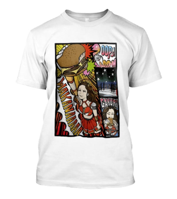 Wakana Tsukiyama Stardom Wakanaaaaa Oops Gaburi Comic Style Wrestling T-Shirt