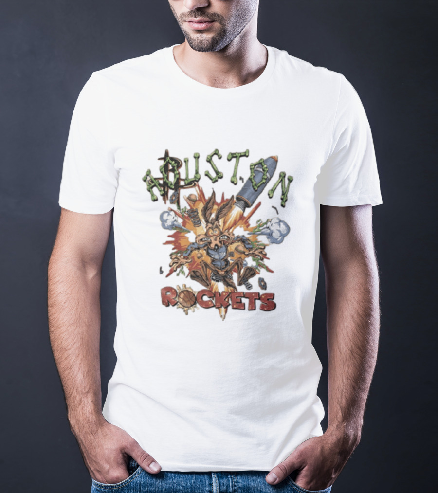 Wile E Coyote Houston Rockets NBA Explosion T-Shirt