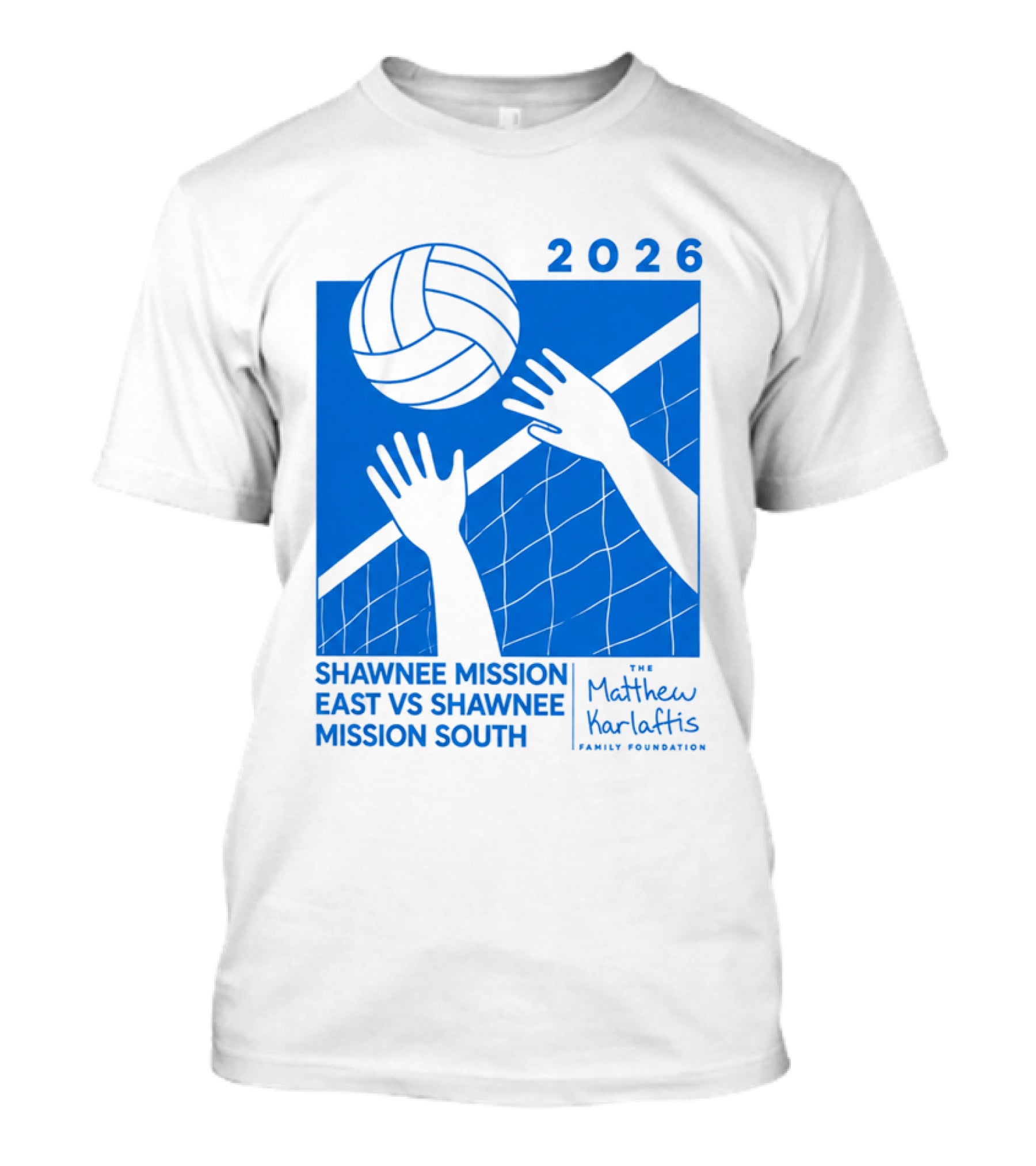 Shawnee Mission East Vs Shawnee Mission South Volleyball 2026 T-Shirt