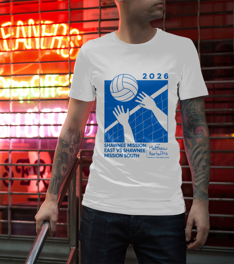 Shawnee Mission East Vs Shawnee Mission South Volleyball 2026 T-Shirt