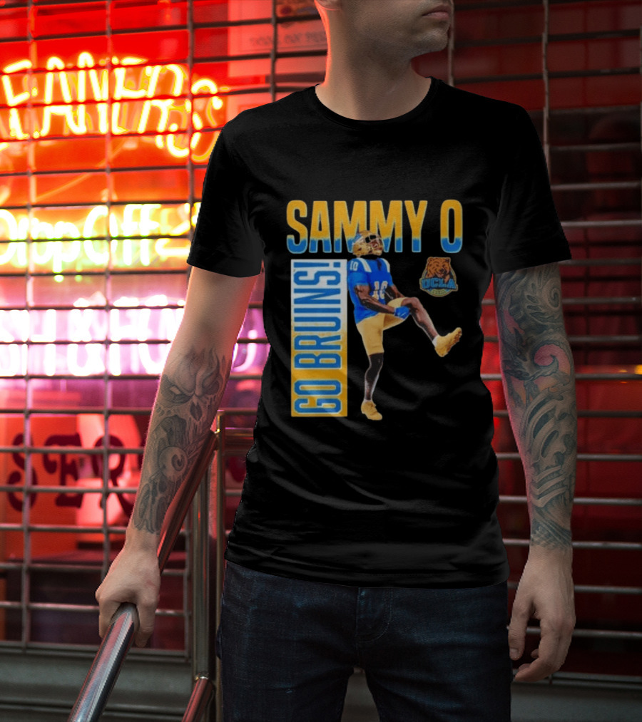 UCLA Bruins No 10 Sammy O Go Bruins College Football T-Shirt
