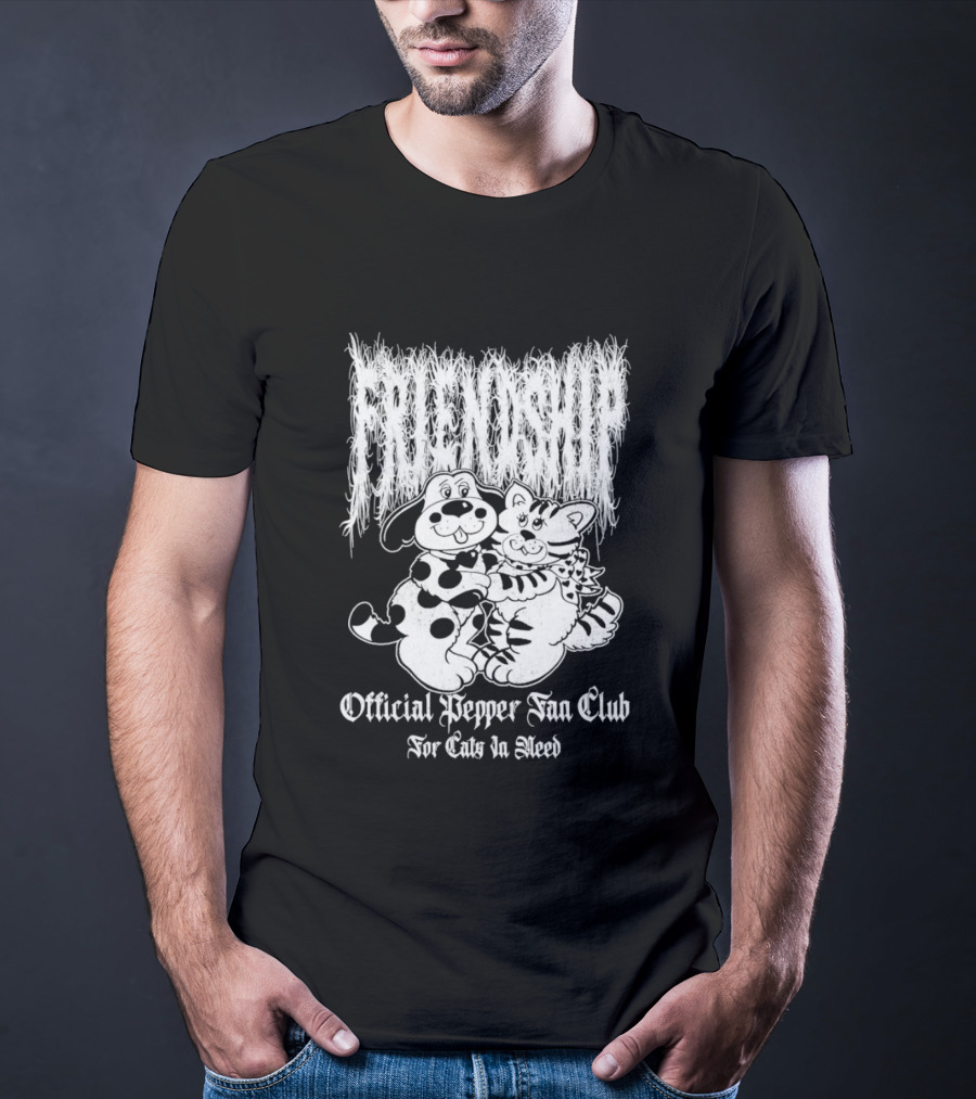 Official Pepper Fan Club For Cats In Need Friendship Pepper Club T-Shirt