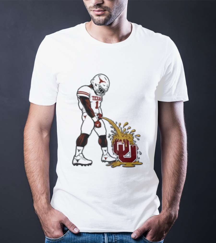 Colin Simmons Texas Football Rivalry With Oklahoma Sooners T-Shirt