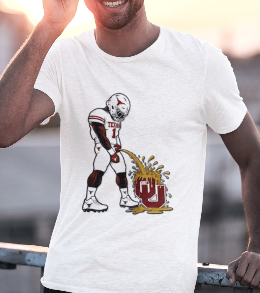 Colin Simmons Texas Football Rivalry With Oklahoma Sooners T-Shirt