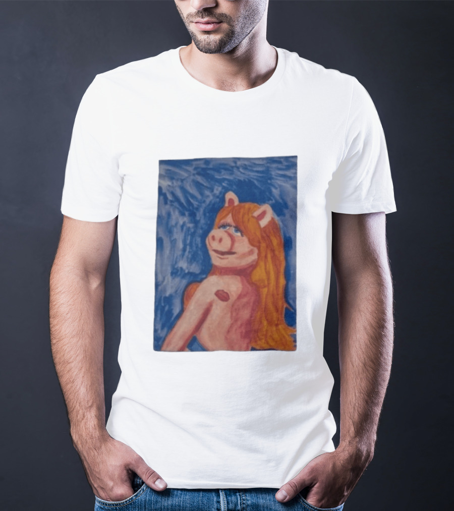 Miss Piggy Carpenter Painting The Muppets Miss Piggy Venus T-Shirt