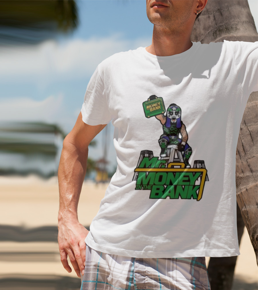 Mr Money In The Bank WWE Ladder Match Wrestling Superstars T-Shirt