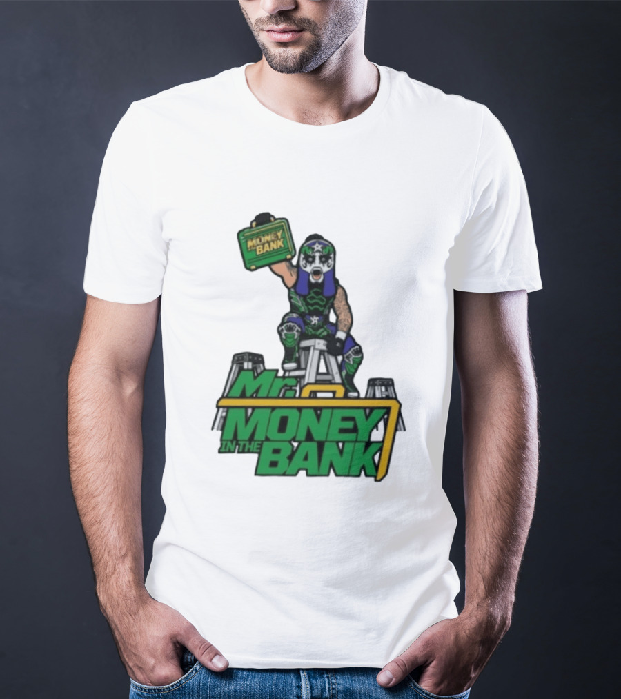 Mr Money In The Bank WWE Ladder Match Wrestling Superstars T-Shirt