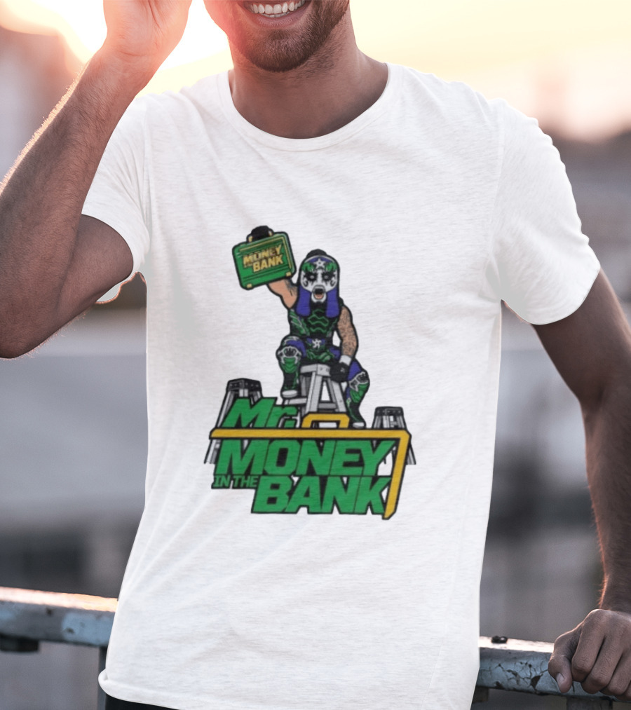 Mr Money In The Bank WWE Ladder Match Wrestling Superstars T-Shirt
