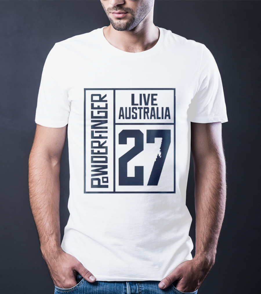 Powderfinger Live Australia 27 Rock Concert Experience T-Shirt