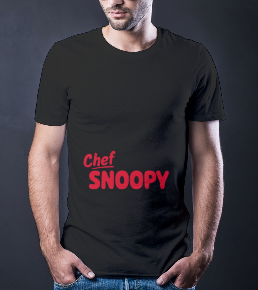Chef Snoopy Peanuts Cooking Utensils T-Shirt
