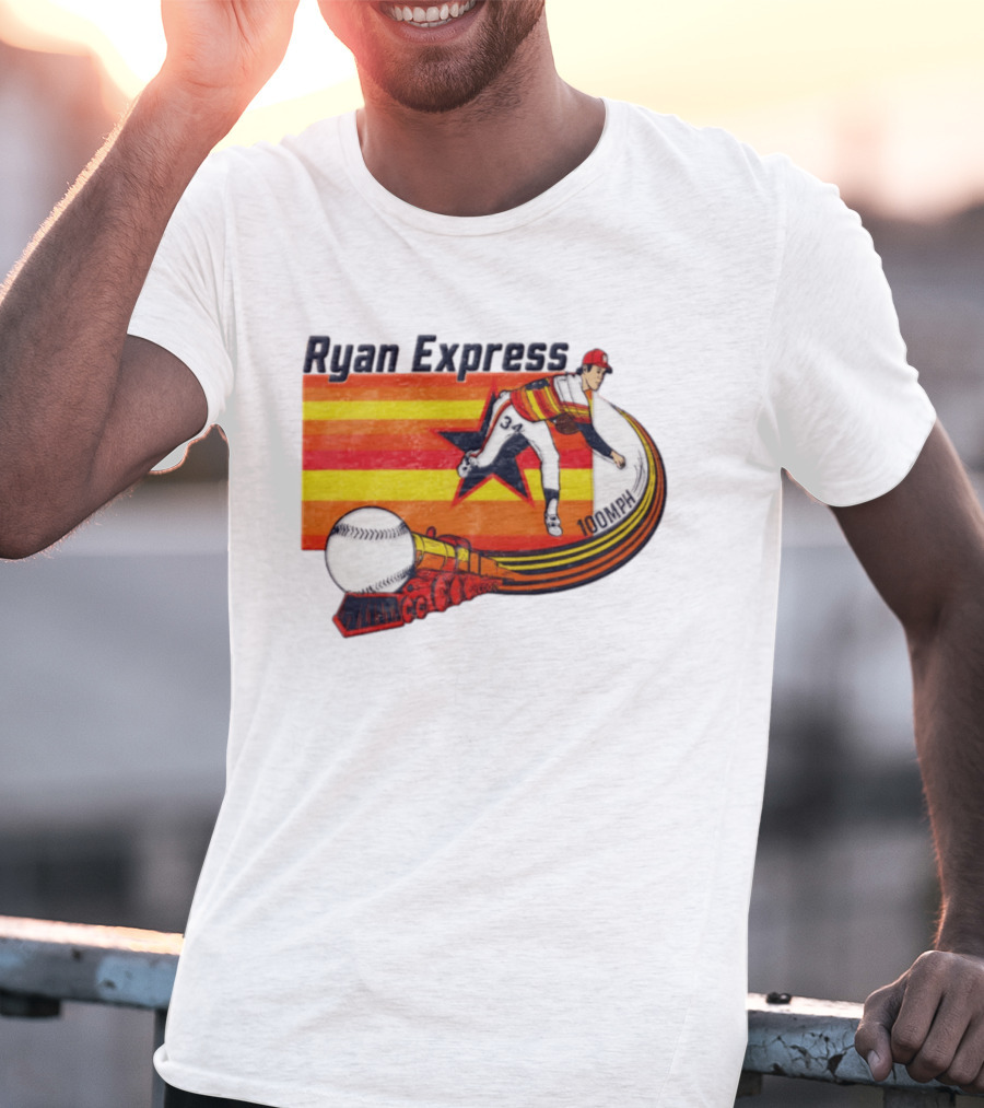 Ryan Express Pitcher 100 MPH Train 34 Star T-Shirt