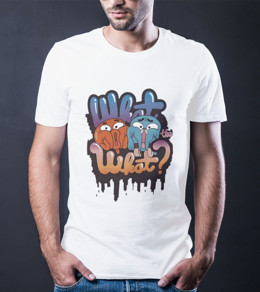 Gumball And Darwin What The What Cartoon Network What The What T-Shirt