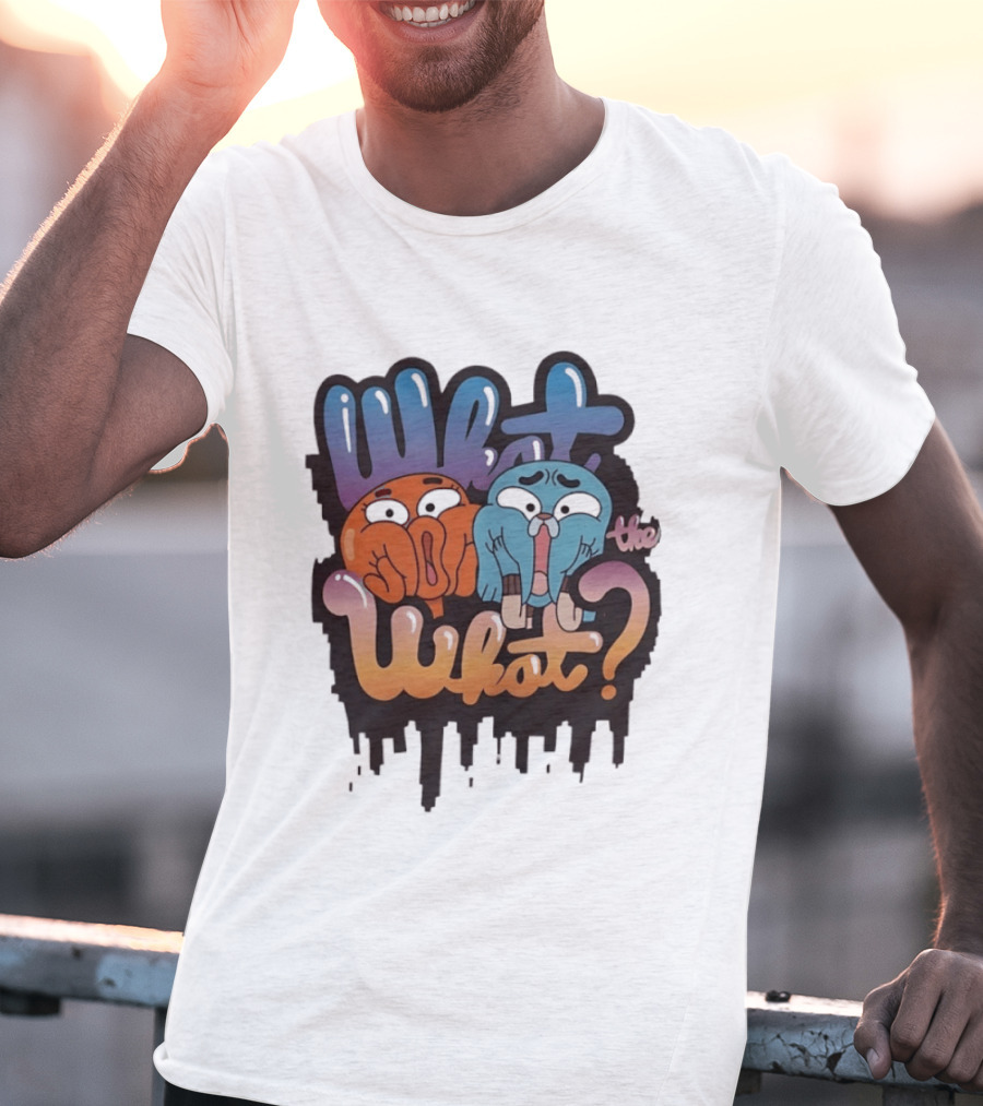 Gumball And Darwin What The What Cartoon Network What The What T-Shirt