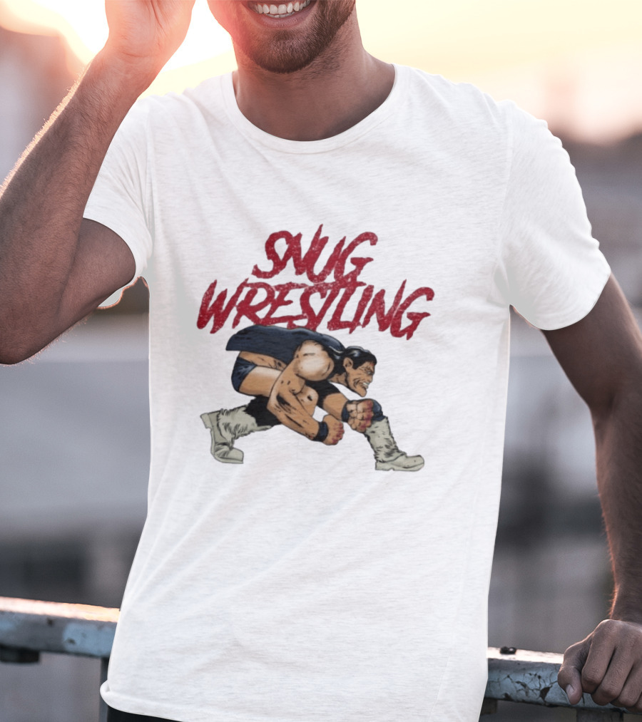 Snug Wrestling Dynamic Grappler Stance Professional Wrestler T-Shirt