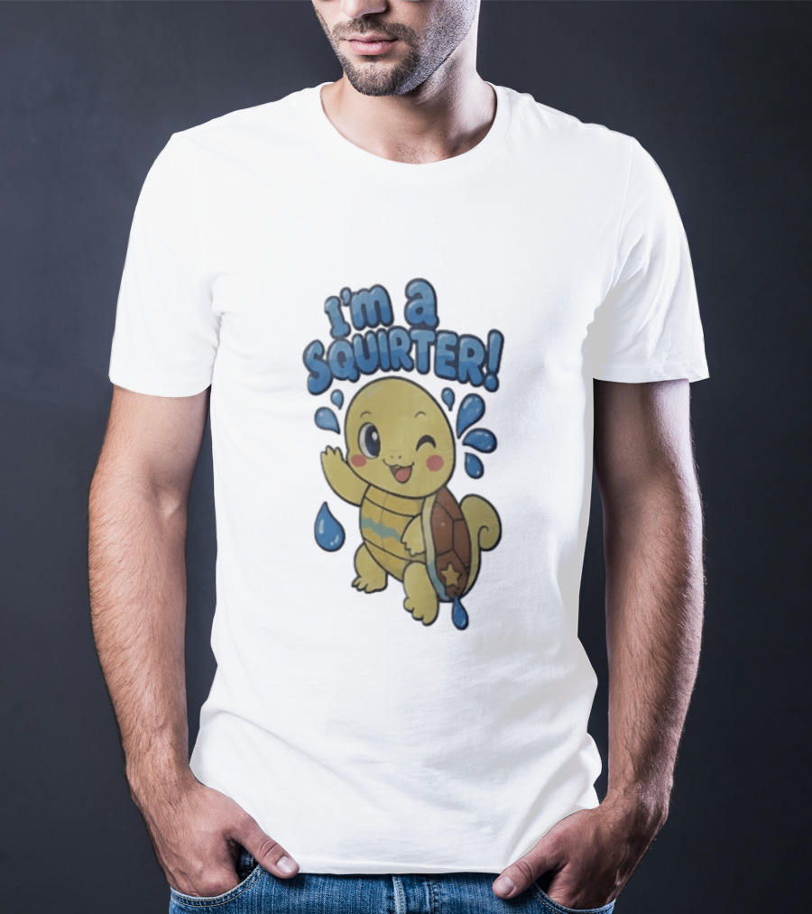 I'm A Squirter Squirtle Fan Favorite Pokémon Splashing Fun T-Shirt