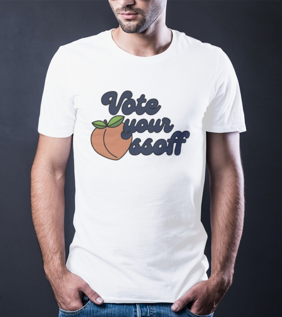 Vote Your Ossoff Peach T-Shirt