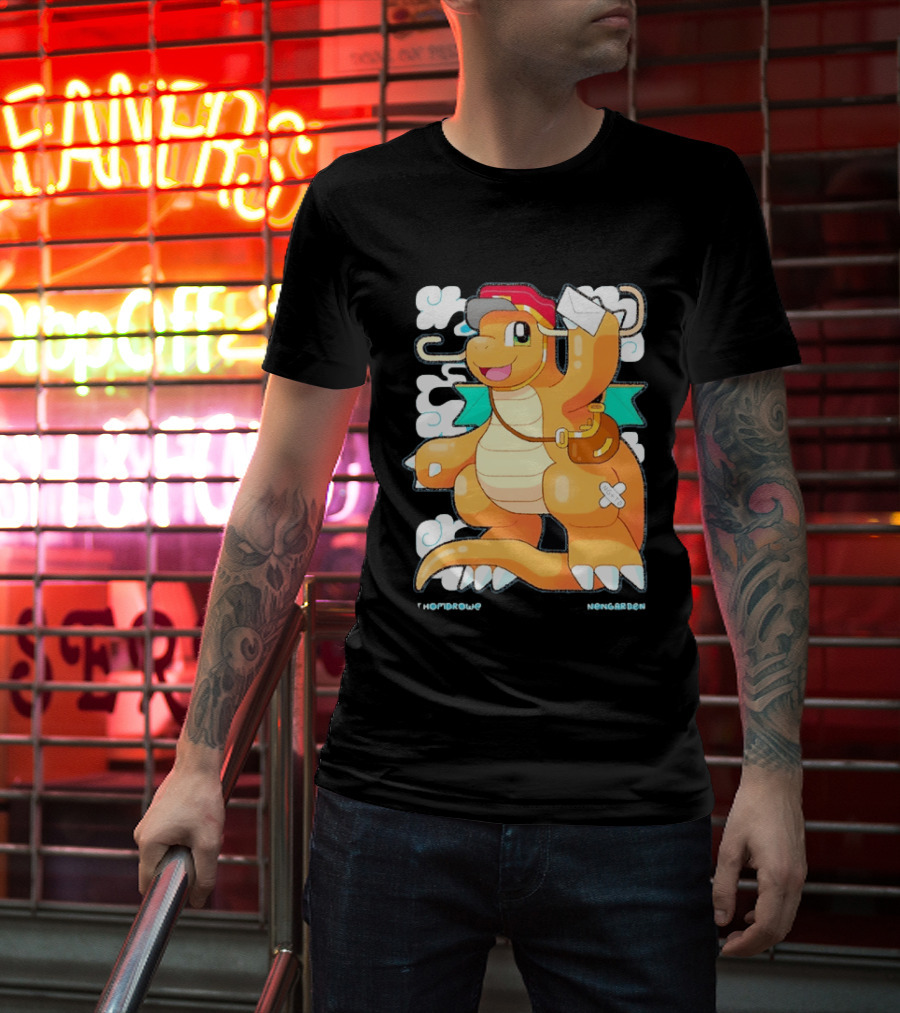 Thomdrower Nengarden Dragonite Mail Carrier T-Shirt