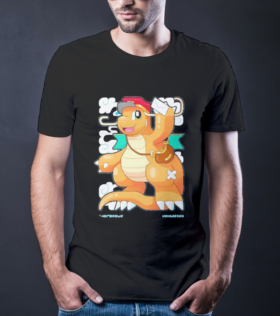 Thomdrower Nengarden Dragonite Mail Carrier T-Shirt