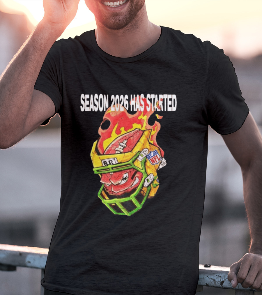 Season 2026 Has Started Football Sports Nfl Brb T-Shirt
