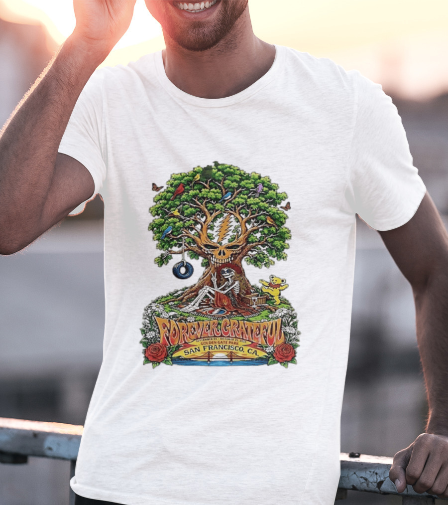 Forever Grateful Golden Gate Park September 25 27 2026 San Francisco CA T-Shirt