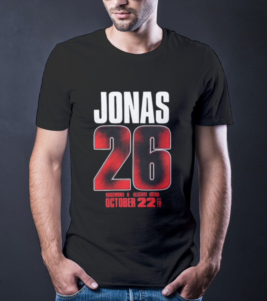 Jonas Brothers October 22 Rosemont Allstate Arena 2026 T-Shirt