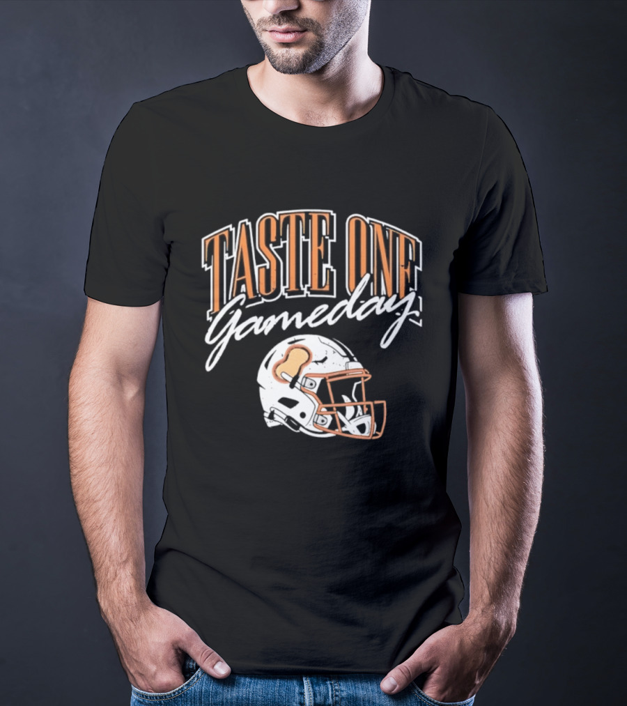 Taste One Gameday Football Helmet Tailgate T-Shirt
