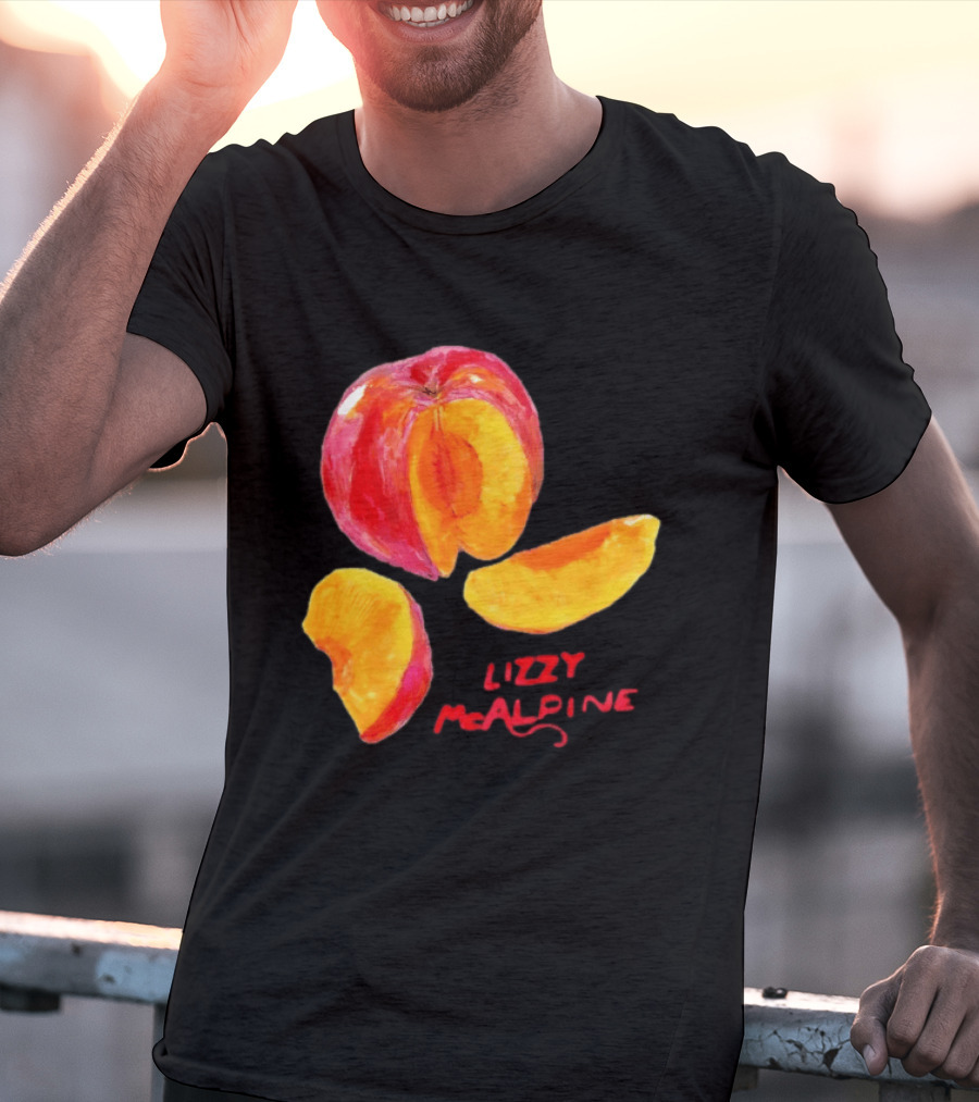 Lizzy McAlpine Peach Indie Folk Singer Songwriter T-Shirt