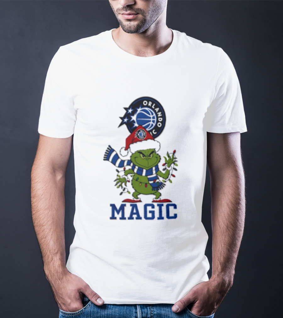 Grinch Orlando Magic Christmas 2026 Holiday Edition T-Shirt
