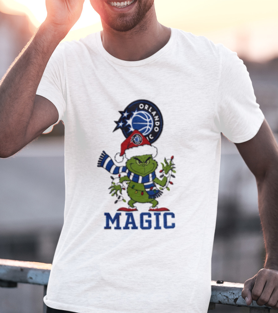 Grinch Orlando Magic Christmas 2026 Holiday Edition T-Shirt