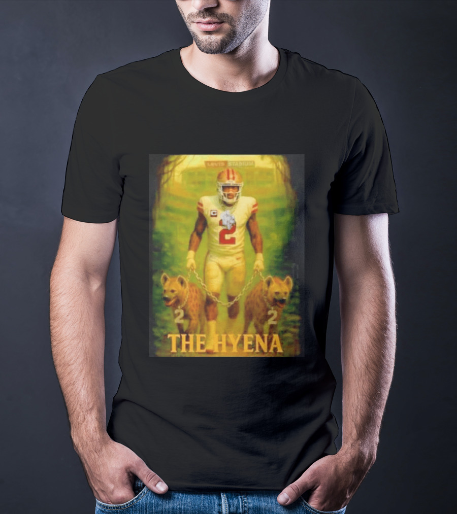 Levi's Stadium Football Player Hyena Number 2 T-Shirt