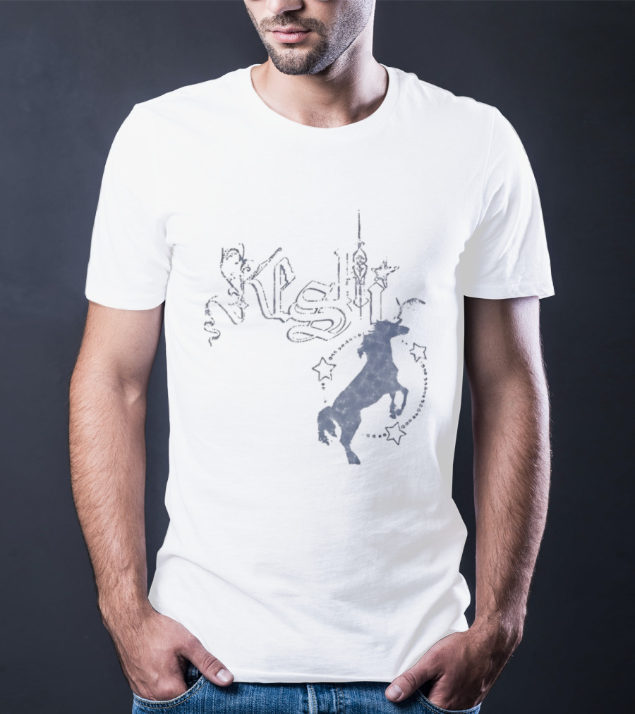 Kelis Distressed Unicorn Y2K R And B T-Shirt