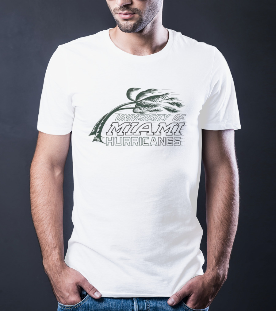 University Of Miami Hurricanes Palm Tree T-Shirt