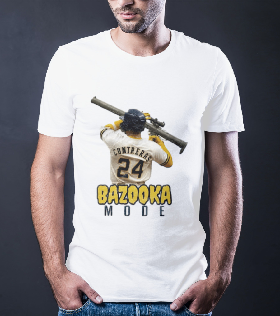 Milwaukee Baseball Bazooka Mode William Contreras 24 T-Shirt